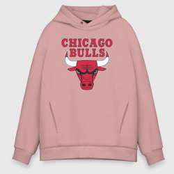 Мужское худи Oversize хлопок Chicago bulls Чикаго буллс