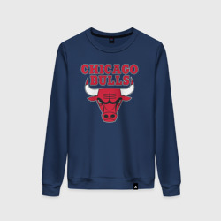 Женский свитшот хлопок Chicago bulls Чикаго буллс