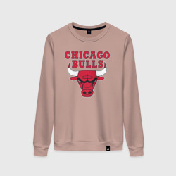 Женский свитшот хлопок Chicago bulls Чикаго буллс