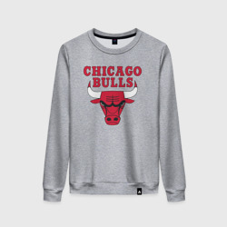 Женский свитшот хлопок Chicago bulls Чикаго буллс