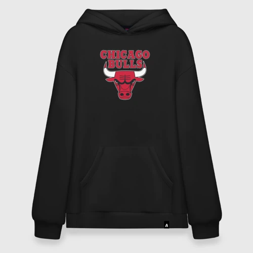 Худи SuperOversize хлопок Chicago bulls Чикаго буллс