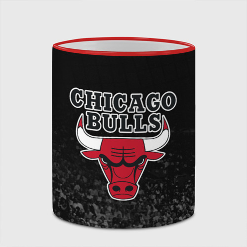 Кружка с полной запечаткой CHICAGO BULLS, цвет Кант красный - фото 4