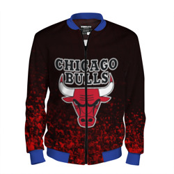 Мужской бомбер 3D Chicago bulls Чикаго буллс