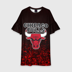 Детское платье 3D Chicago bulls Чикаго буллс