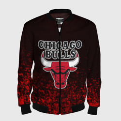 Мужской бомбер 3D Chicago bulls Чикаго буллс
