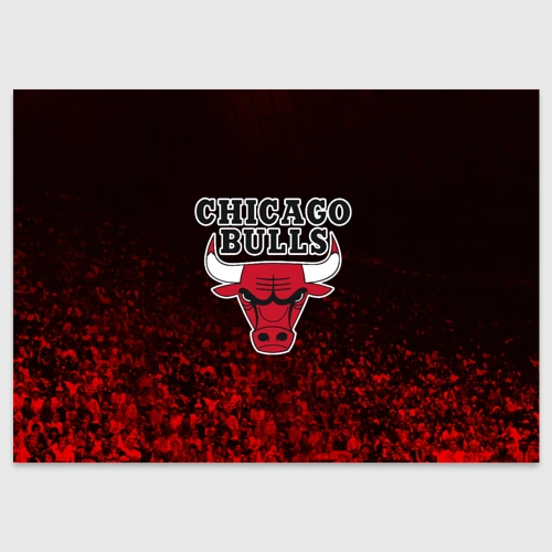 Поздравительная открытка Chicago bulls Чикаго буллс