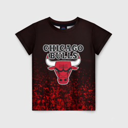 Детская футболка 3D Chicago bulls Чикаго буллс