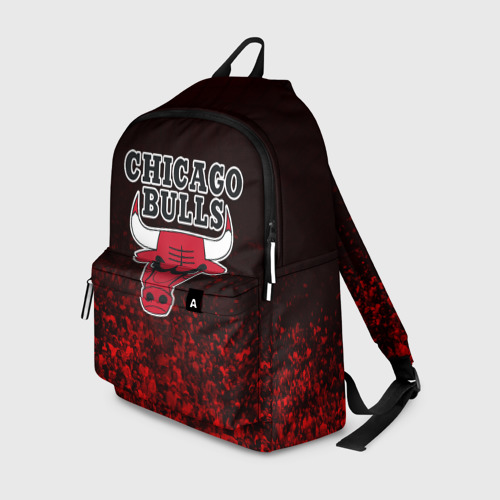 Рюкзак 3D с принтом CHICAGO BULLS, вид спереди #2