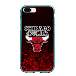 Чехол для iPhone 7Plus/8 Plus матовый Chicago bulls Чикаго буллс