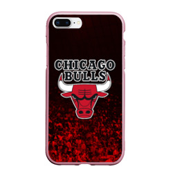 Чехол для iPhone 7Plus/8 Plus матовый Chicago bulls Чикаго буллс