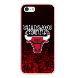 Чехол для iPhone 5/5S матовый Chicago bulls Чикаго буллс