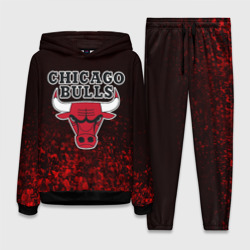 Женский костюм с толстовкой 3D Chicago bulls Чикаго буллс