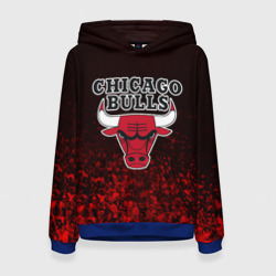 Женская толстовка 3D Chicago bulls Чикаго буллс