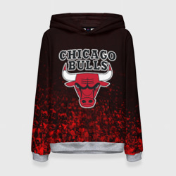 Женская толстовка 3D Chicago bulls Чикаго буллс