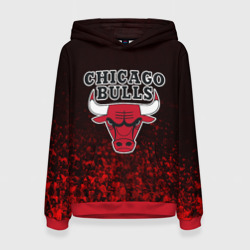 Женская толстовка 3D Chicago bulls Чикаго буллс