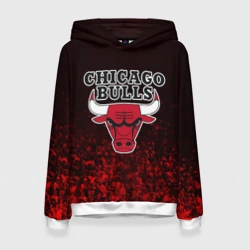 Женская толстовка 3D Chicago bulls Чикаго буллс