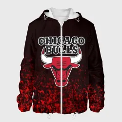 Мужская куртка 3D Chicago bulls Чикаго буллс