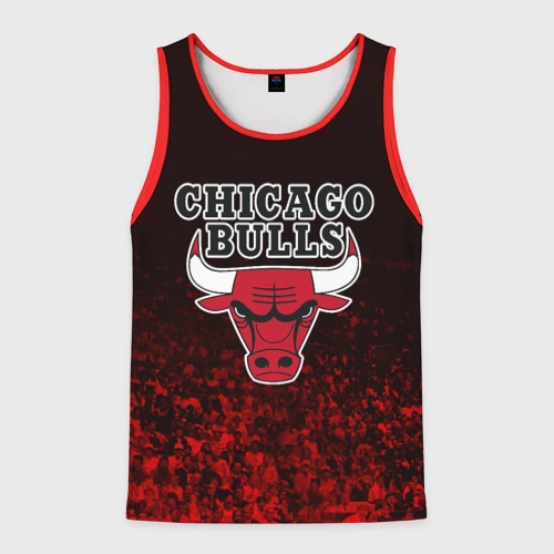 Мужская майка 3D Chicago bulls Чикаго буллс