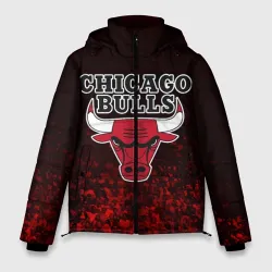 Мужская зимняя куртка 3D Chicago bulls Чикаго буллс