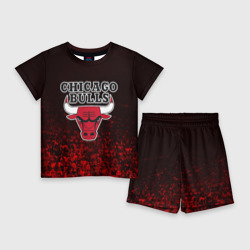 Детский костюм с шортами 3D Chicago bulls Чикаго буллс