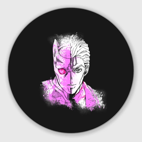 Круглый коврик для мышки Kira & Killer Queen