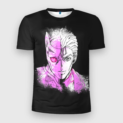 Мужская футболка 3D Slim Kira & Killer Queen