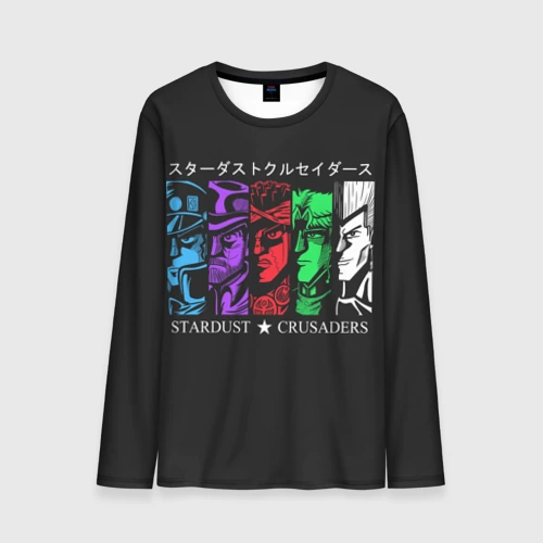 Мужской лонгслив 3D JoJo Bizarre Adventure