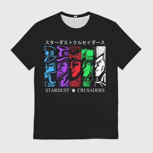 Мужская футболка 3D JoJo Bizarre Adventure