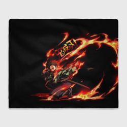 Плед 3D Клинок, рассекающий демонов