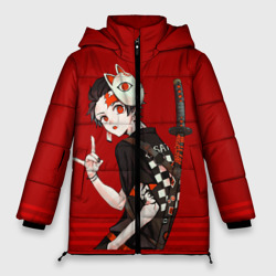 Женская зимняя куртка Oversize Kimetsu no Yaiba