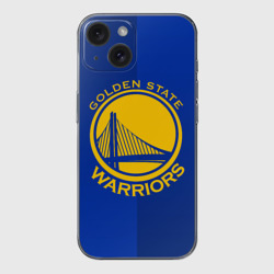 Чехол для iPhone 15 силиконовый с защитой камеры Golden state warriors