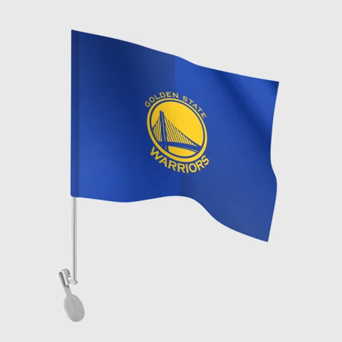 Флаг для автомобиля Golden state warriors