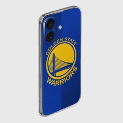 Чехол для iPhone 16 силиконовый с защитой камеры Golden state warriors - фото 2