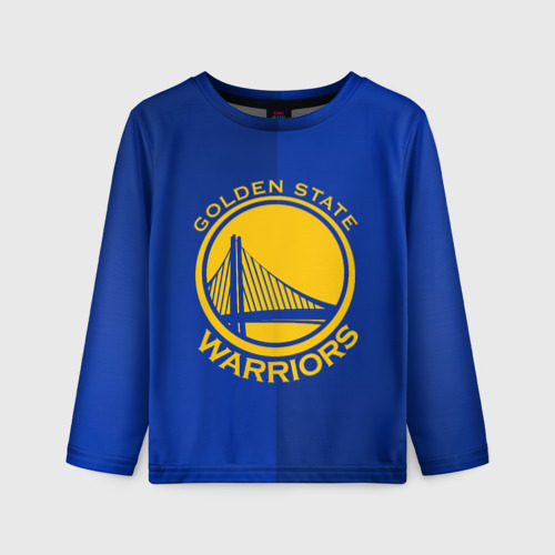 Детский лонгслив 3D Golden state warriors, цвет 3D печать