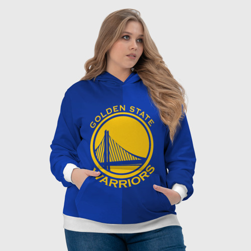 Женская толстовка 3D Golden state warriors, цвет 3D печать - фото 6