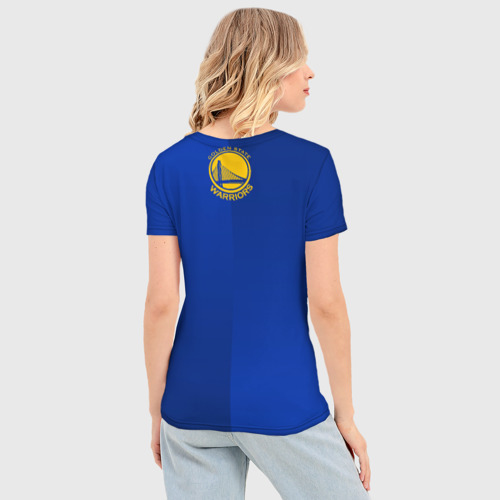 Женская футболка 3D Slim Golden state warriors - фото 4