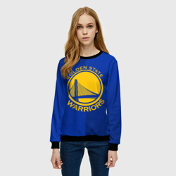 Женский свитшот 3D Golden state warriors - фото 2