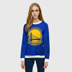 Женский свитшот 3D Golden state warriors - фото 2