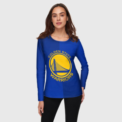 Женский лонгслив 3D Golden state warriors - фото 2