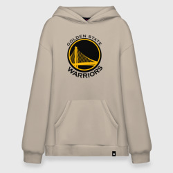 Худи SuperOversize хлопок Golden state warriors