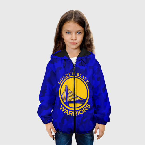 Детская куртка 3D Golden state warriors, цвет черный - фото 4