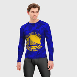 Мужской рашгард 3D Golden state warriors - фото 2