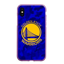 Чехол для iPhone XS Max матовый Golden state warriors