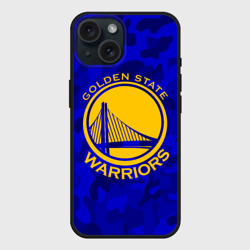 Чехол силиконовый для Apple iPhone 15 матовый Golden state warriors