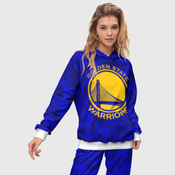 Женский костюм с толстовкой 3D Golden state warriors - фото 2