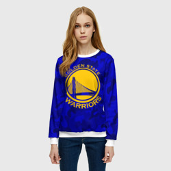 Женский свитшот 3D Golden state warriors - фото 2