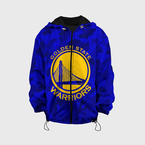 Детская куртка 3D Golden state warriors, цвет черный