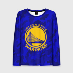 Женский лонгслив 3D Golden state warriors