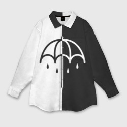 Мужская рубашка oversize 3D Bring me the horizon