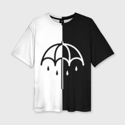 Женская футболка oversize 3D Bring me the horizon